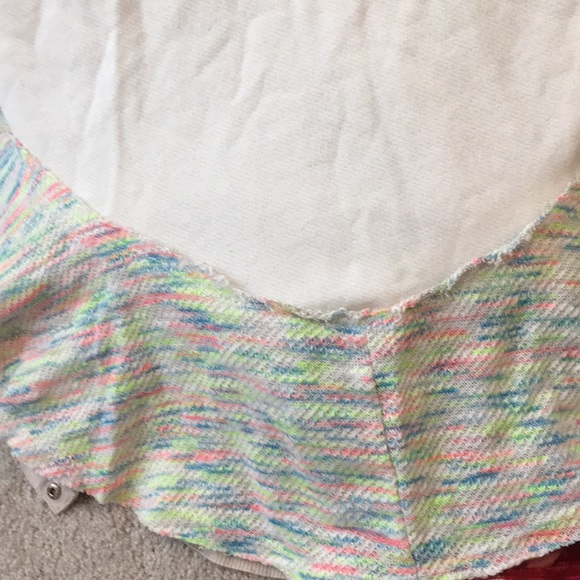 Colorful poncho hooded sweater - Picture 3 of 4